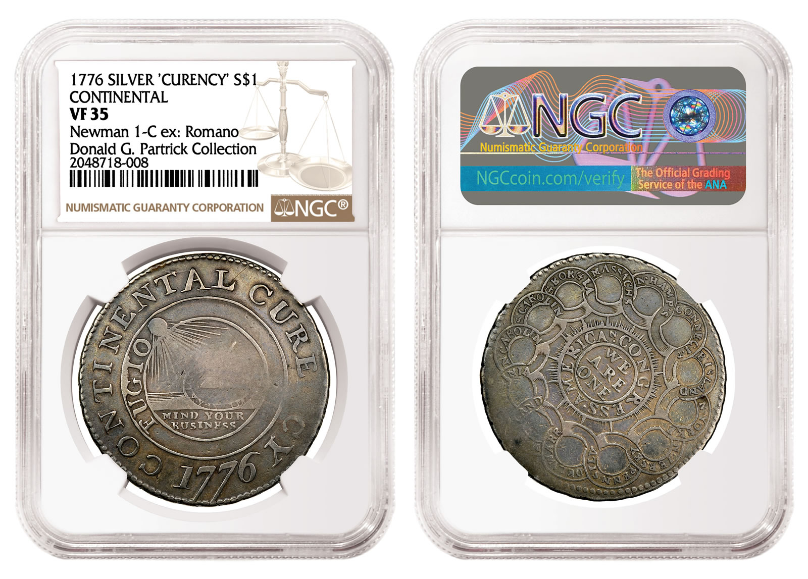 NGC-Certified Coins from 1700s Top $1 Million
