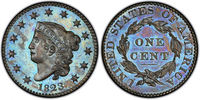 1823 Proof Large Cent