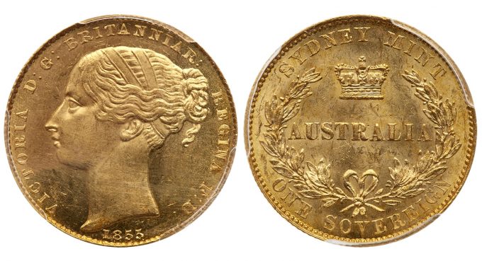 Gobernante de oro de Australia 1855