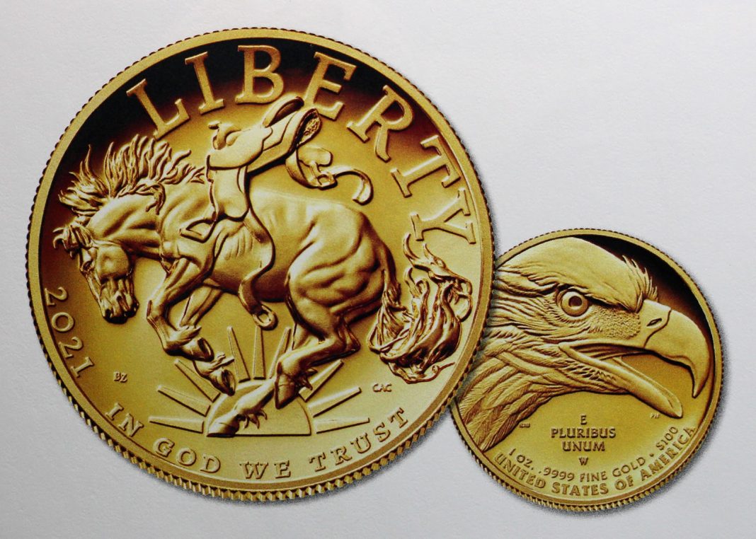 2021 American Liberty Gold Coin Depicts Bucking Horse CoinNews