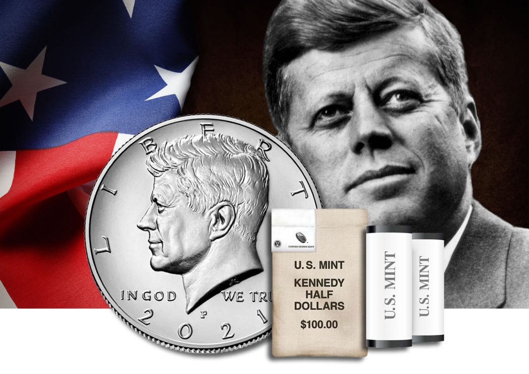 2021 Kennedy Half Dollars Released in Rolls and Bags