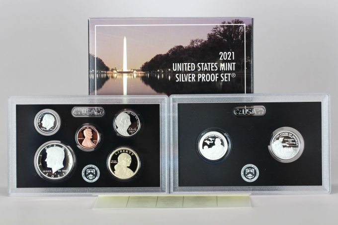 This CoinNews photo shows a U.S. Mint 2021 Silver Proof Set