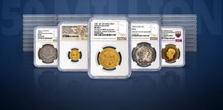 NGC Certifications of Coins, Tokens and Medals Top 50 Million NGC 50-million certifications image