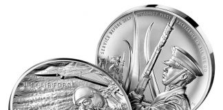 U.S. Mint Postpones Release of Air Force Silver Medal U.S. Mint images Air Force Silver Medal - obverse and reverse
