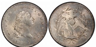 Tangible Investments to Display “Magnificent 7” of Classic U.S. Coins at Chicago World’s Fair of Money 1794 dollar PCGS MS63+ CAC
