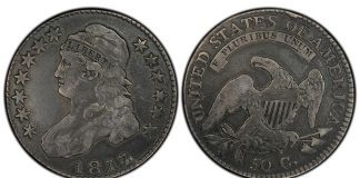 LRCA to Offer Chicago Collection of Early Half Dollars in September Regency Auction 47 50C 1817/4