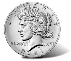 2021 Peace Silver Dollar – Obverse
