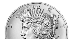Final 2021 Morgan and Peace Silver Dollars Launch 2021 Peace Silver Dollar - Obverse
