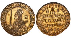 Charles I gold Triple Unite 1643