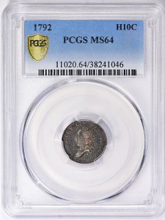 1792 Flowing Hair Half Dime