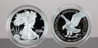 US Mint Sales: 2021-S Proof Silver Eagle (Type 2) Jumps to 284,169 2021-S Proof American Silver Eagles, Type 2
