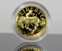 CoinNews Photo 2021-W $100 Proof American Liberty Gold Coin - Obverse