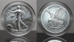 CoinNews photos 2021-W Uncirculated American Silver Eagle (obverse and reverse)