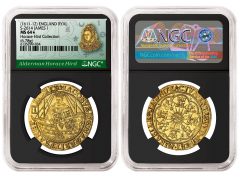 England (1611-12) Ryal graded NGC MS 64 star