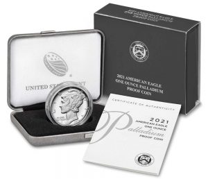Mint Product Images 2021-W $25 Proof American Palladium Eagle