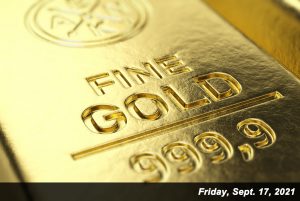 Gold ended the week at its lowest price since Aug. 10