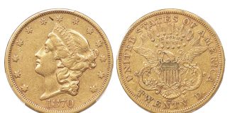 Heritage’s Long Beach Coins and Currency Sales Top $15.7 Million 1870-CC $20 XF40 PCGS. Variety 1-A