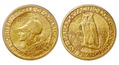 1915-S $50 Panama-Pacific 50 Dollar Round MS65 PCGS