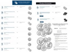 2021 Silver Eagle Variations as of 2021 0911