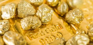 Gold Edges Higher Wed., Oct. 6 Gold rose less than 0.1% on Wednesday