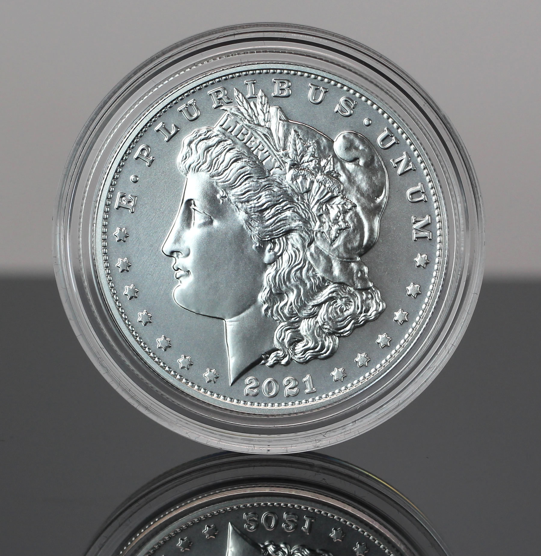 Lot of Five U.S Morgan Silver Dollar Coin Gift Displays 
