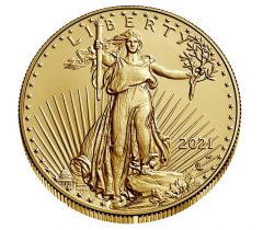 Mint image 2021-W $50 Uncirculated American Gold Eagle – obverse