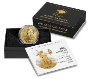 U.S. Mint product images 2021-W $50 Uncirculated American Gold Eagle