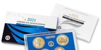 US Mint Sales: 2021 Innovation Proof Set and North Carolina $1s Debut US Mint image 2021 American Innovation Proof Dollars Set