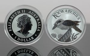 2022 Australian Kookaburra 1oz Silver Bullion Coins - Obverse and Reverse