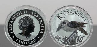 Perth Mint 2022 Australian Bullion Sales Set Records 2022 Australian Kookaburra 1oz Silver Bullion Coins - Obverse and Reverse