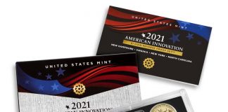 Launch of Reverse Proof Set of 2021 American Innovation Dollars U.S. Mint product images of their 2021 American Innovation Dollar Reverse Proof Set