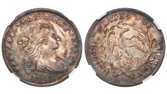 1797 $1 10x6 Stars, Large Letters, B-3, BB-71, R.2, MS63 NGC