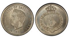 1881 5C Hawaii Five Cents MS65 PCGS. Medcalf-2CN-1, KM-2