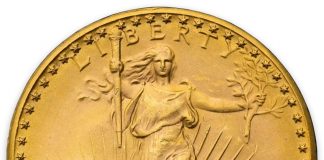 PNG: 2021 Record Year for Million Dollar Rare Coins This U.S. 1933 Double Eagle gold coin sold for a record $18.9 million in 2021. (Photo credit: Sotheby's.)