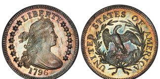 GreatCollections Acquires 1796 Quarter for $2.35 Million 1796 Quarter from Pogue Collection