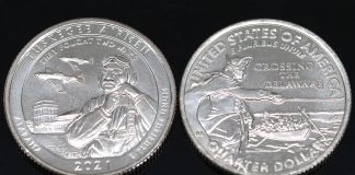 U.S. Mint Produced Nearly 14.5 Billion Coins for Circulation in 2021 2021 Tuskegee Airmen Quarter and 2021 George Washington Crossing the Delaware Quarter