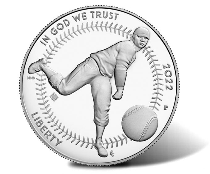 2022-P Proof Negro Leagues Baseball Silver Dollar with Privy Mark