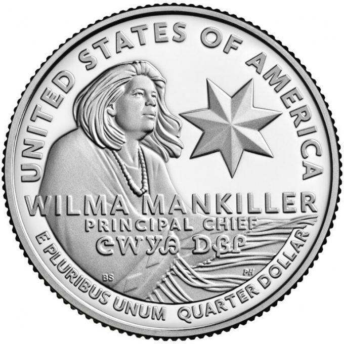 2022-S Proof Wilma Mankiller quarter