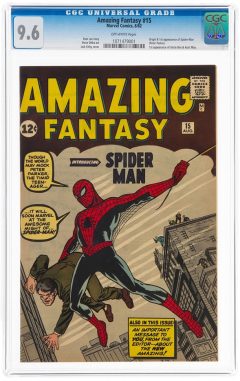 Amazing Fantasy #15 graded CGC 9.6