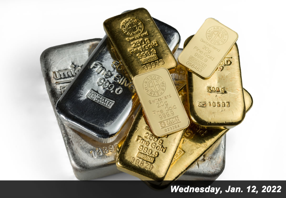 Gold and silver ended Wednesday at their highest prices of 2022 so far