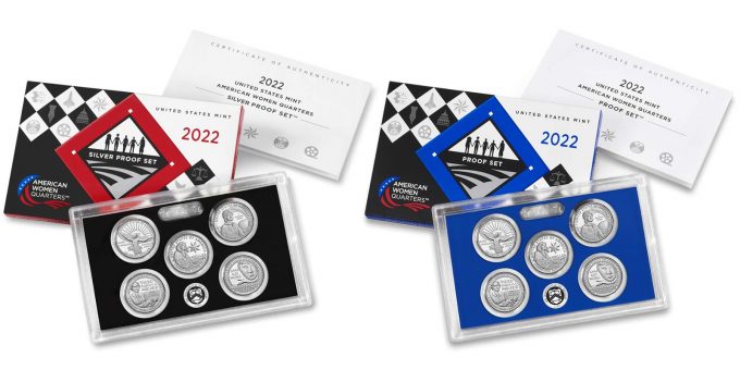 US Mint image 2022 Quarters Silver and Clad Proof Set