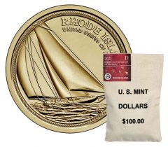 Bag of 2022-D American Innovation Dollars for Rhode Island