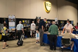 The PCGS Booth will be hosting grading, Meet the Expert sessions, and much more at the Long Beach Expo. Image courtesy of PCGS.
