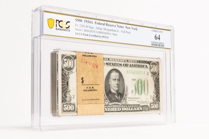PCGS Pack Grading Angle