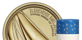 2022 American Innovation Dollars for Rhode Island Released Roll of 2022-P American Innovation Dollars for Rhode Island
