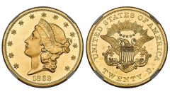 1862 $20 MS63