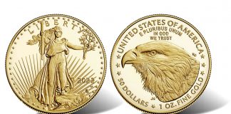 2022-W Proof American Gold Eagles Launch 2022-W $50 Proof American Gold Eagle - Obverse and Reverse