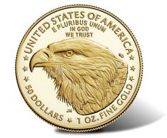 2022-W $50 Proof American Gold Eagle – Reverse