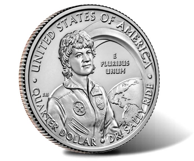 Dr. Sally Ride quarter - reverse