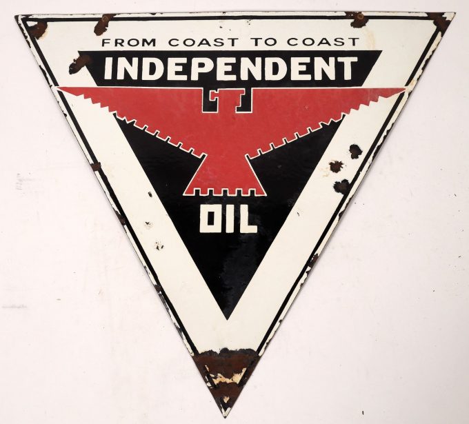 Independent Oil sign
